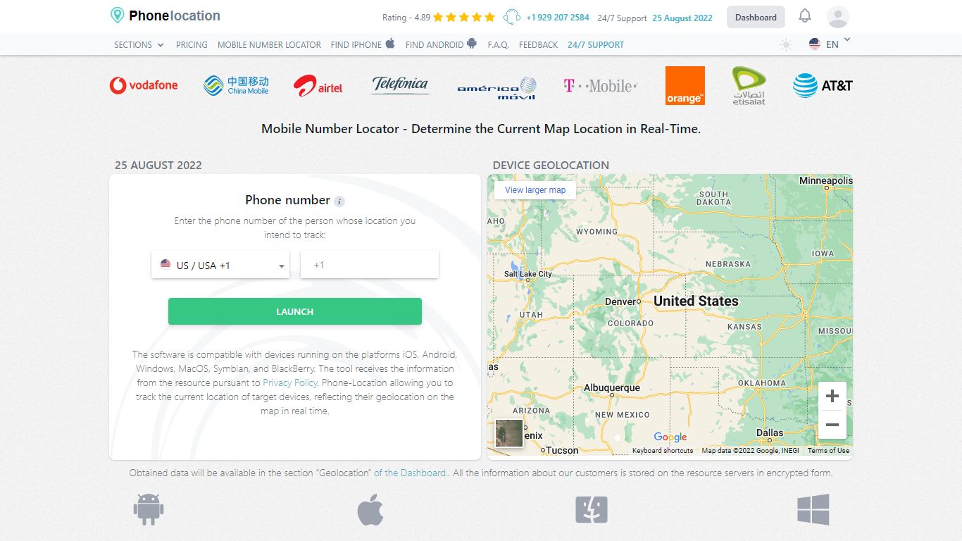 Mobile Number Locator | Real-Time Remove Tracker - Phone Location